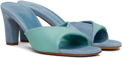 Maryam Nassir Zadeh Blue Louise Heeled Sandals