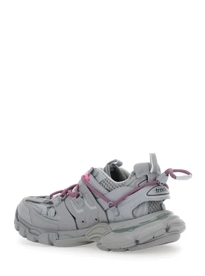 Balenciaga Track Trail Laces White Low Top Sneakers With Embossed Logo On The Tongue And Size Patch On The Toe 