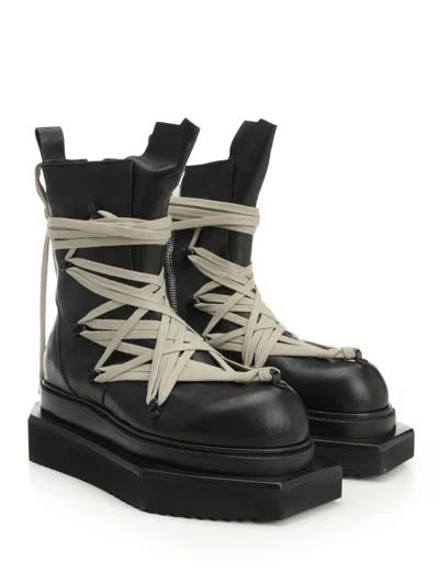Rick Owens Megalace Turbo Cyclops Boot Boots Black In Black