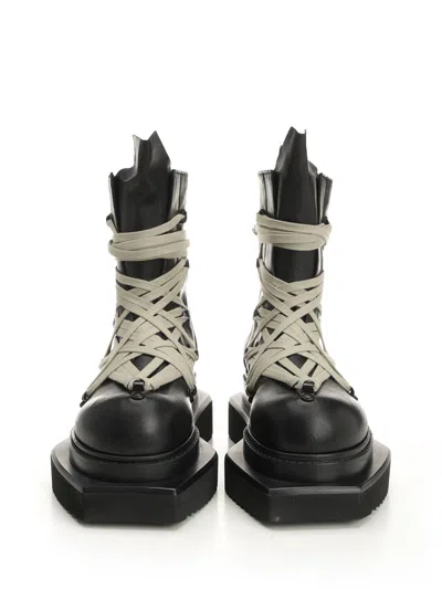 Rick Owens Megalace Turbo Cyclops Boot Boots Black In Black