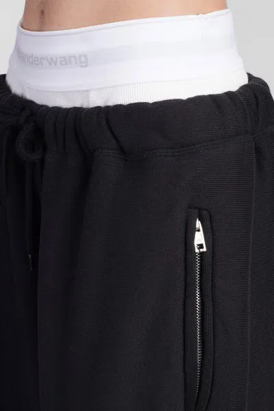 Alexander Wang High Waisted Pleated Pant With Logo Elastic Clothing