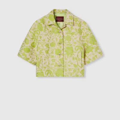 Gucci Flora Cotton Bouclé Jacquard Jacket