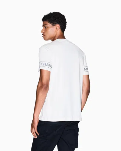 Armani Exchange Regular Fit T-shirts In White