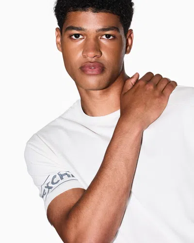 Armani Exchange Regular Fit T-shirts In White