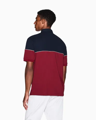 Armani Exchange Polo Shirts In Burgundy