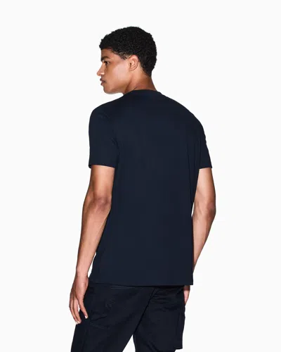 Armani Exchange Regular Fit T-shirts In Blue