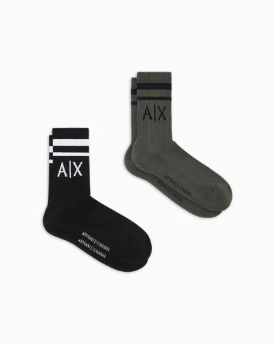 Armani Exchange Packung Mit 2 Paar Socken Mit Logo