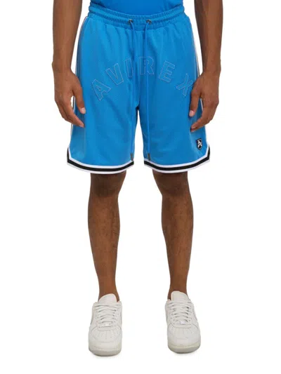 Avirex Men's Icon Mesh Shorts In Blue