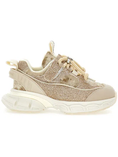 Monnalisa Klobige Glitzerschuhe In Brown