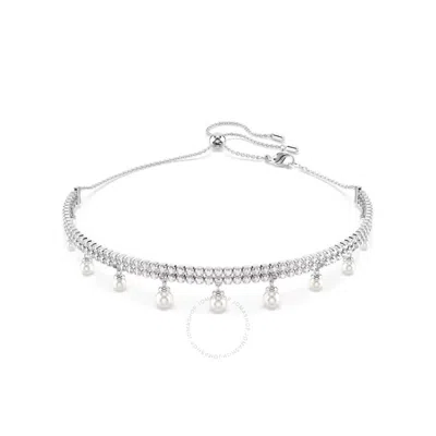 Swarovski X Ariana Grande Round Cut Choker In Metallic