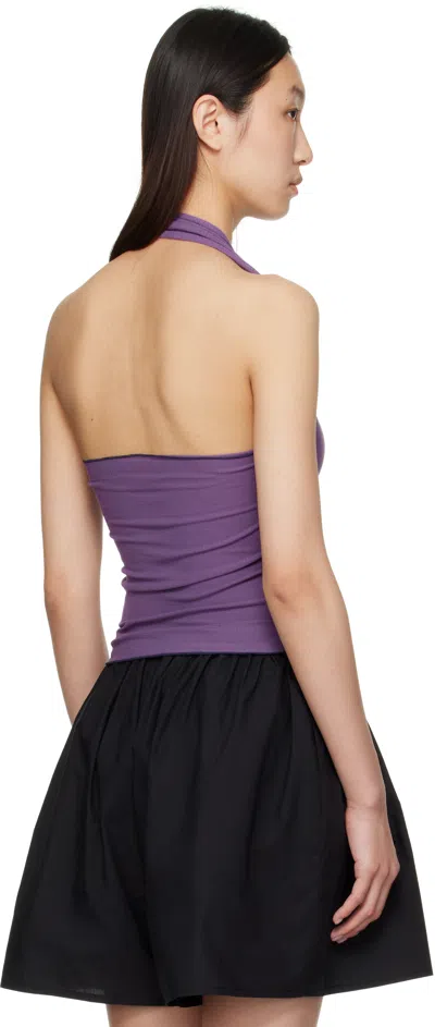 Baserange Cinder Halterneck Panelled Top
