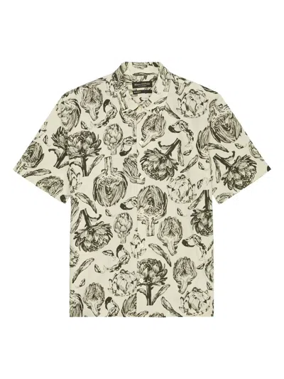 Marc O'polo Floral-print Short-sleeve Shirt