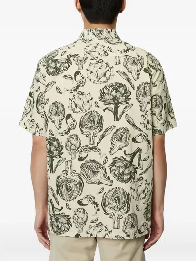Marc O'polo Floral-print Short-sleeve Shirt