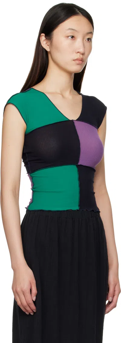 Baserange Multicolor Teak Tank Top
