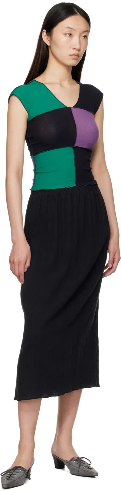 Baserange Multicolor Teak Tank Top