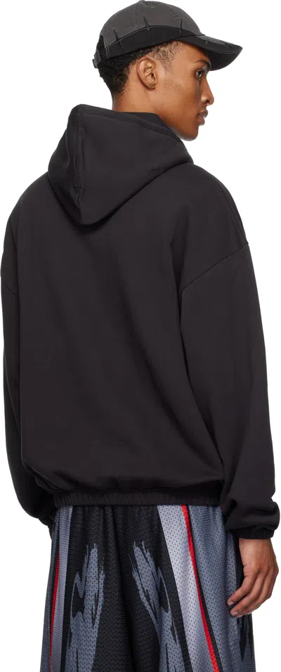 Umbro Black 'lazy' Mask Hoodie
