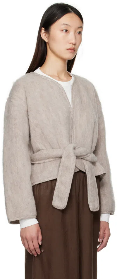 Baserange Taupe Capas Jacket