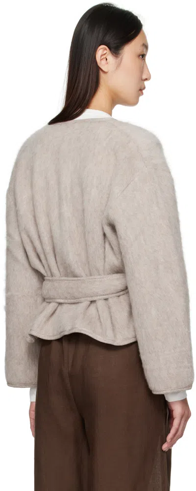 Baserange Taupe Capas Jacket