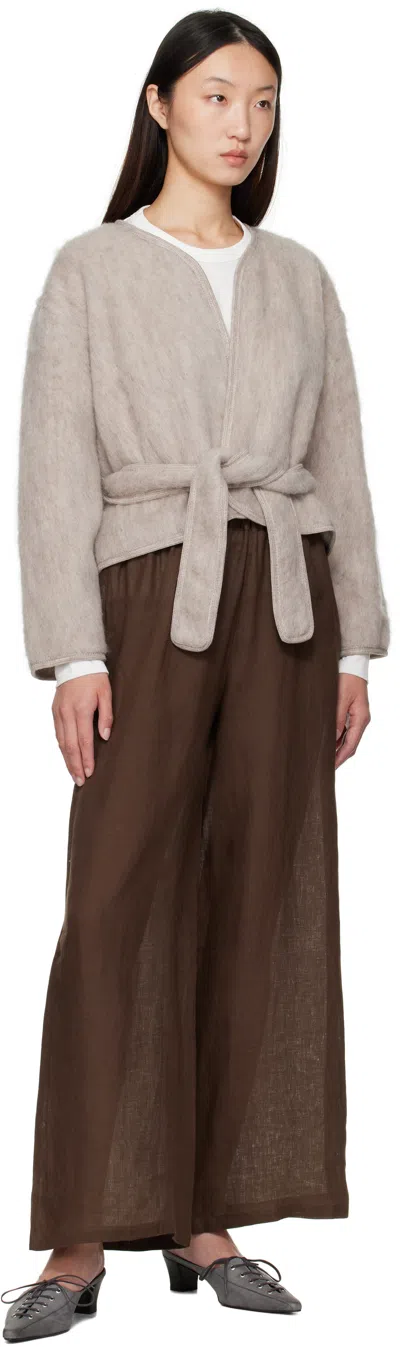 Baserange Taupe Capas Jacket