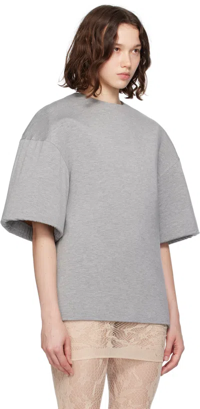 Marie Adam-leenaerdt Gray Base T-shirt In Gray