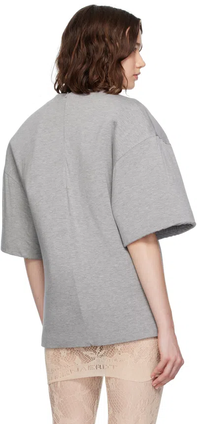 Marie Adam-leenaerdt Gray Base T-shirt In Gray