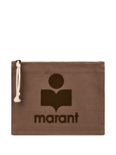 Isabel Marant Small Netia Cotton Clutch Bag