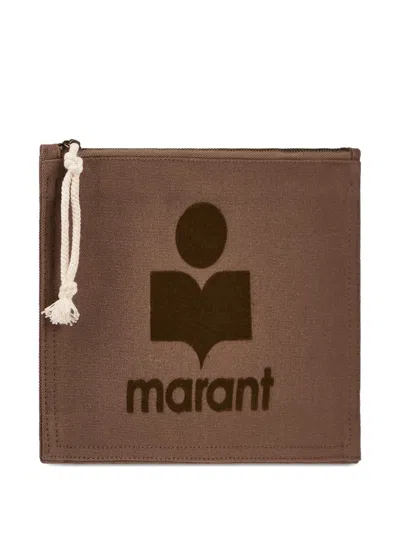 Isabel Marant Small Netia Cotton Clutch Bag