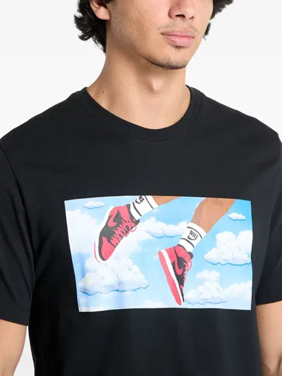 Jordan Cotton T-shirt In Black