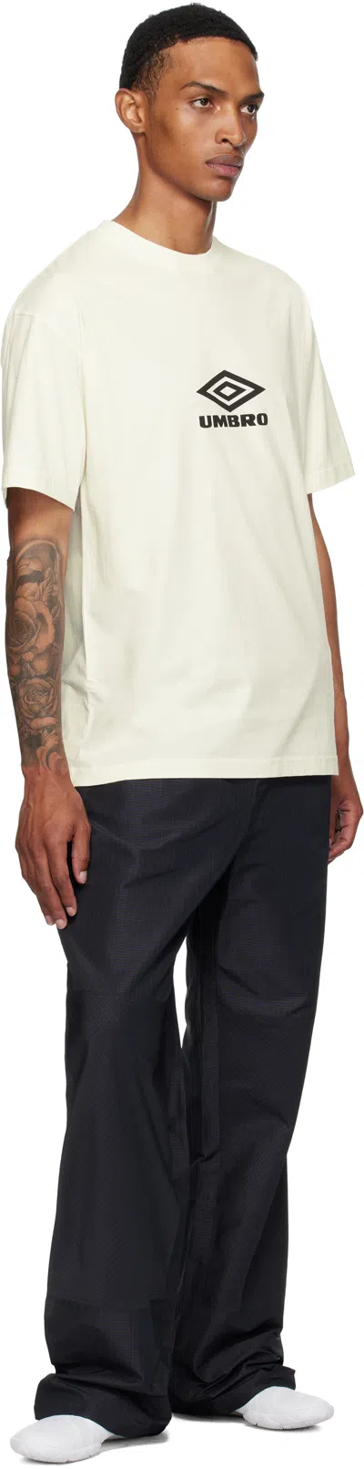Umbro Off-white Basic T-shirt In White