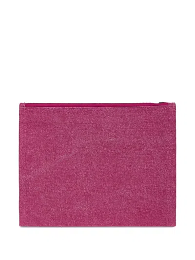 Isabel Marant Small Netia Cotton Clutch Bag
