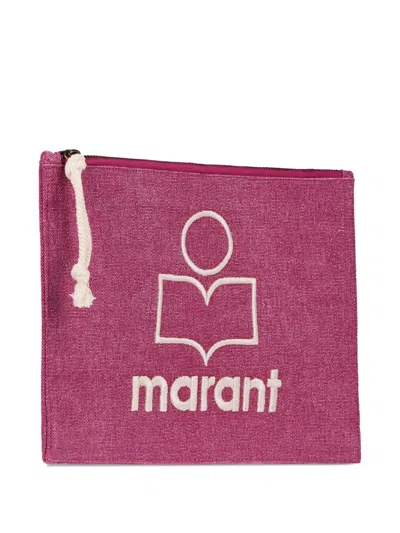 Isabel Marant Small Netia Cotton Clutch Bag