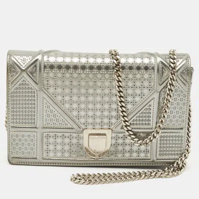 Pre-owned Dior Ama Wallet On Chain