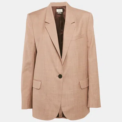Pre-owned Isabel Marant Étoile Pink Wool Single Breasted Blazer M