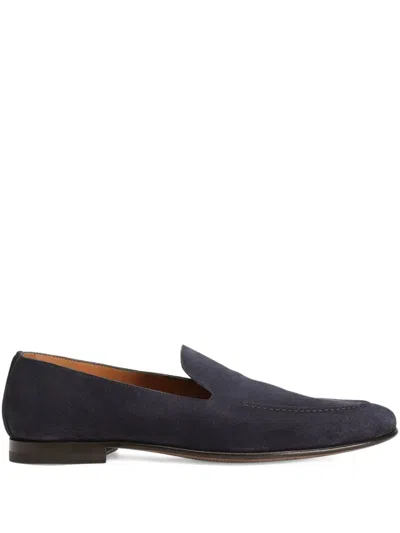 Dolce & Gabbana Suede Loafers In Blue