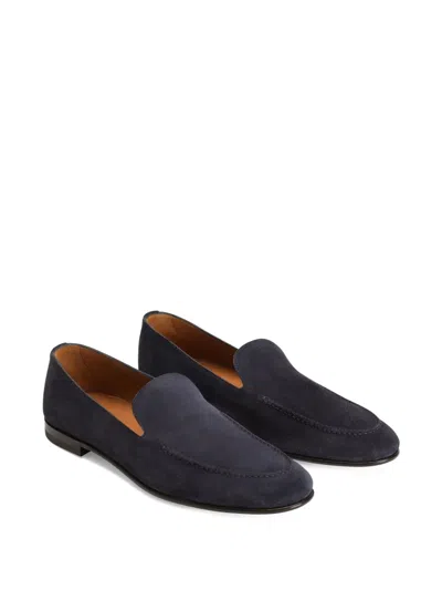 Dolce & Gabbana Suede Loafers In Blue