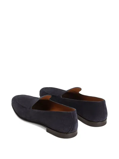 Dolce & Gabbana Suede Loafers In Blue