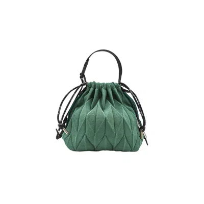 Atacz Women's Green Twist Bag - Cypress