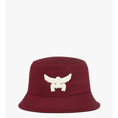 Mcm Essential Logo Bucket Hat In Cotton Twill