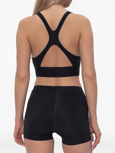 Diesel Allison-d-pop Logo-embellish Sports Bra In Black
