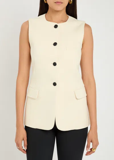 Rag & Bone Bartlet Woven-twill Top In White