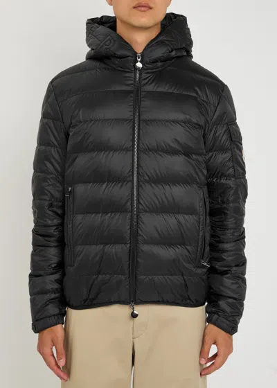 Moncler Najan Quilted Hooded Shell Jacket In Black