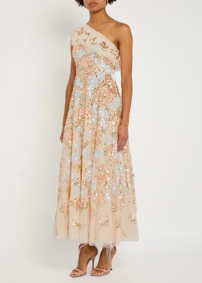 Needle & Thread Baroque Sequin-embellished Tulle Gown