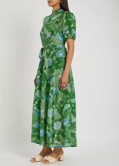 Hannah Artwear Oceanus Silk Maxi Dress