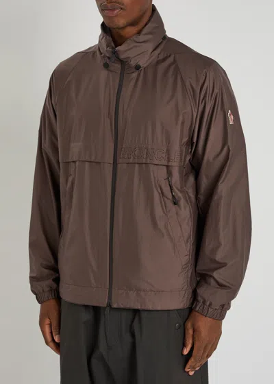 Moncler Grenoble Negara Packable Shell Jacket In Brown