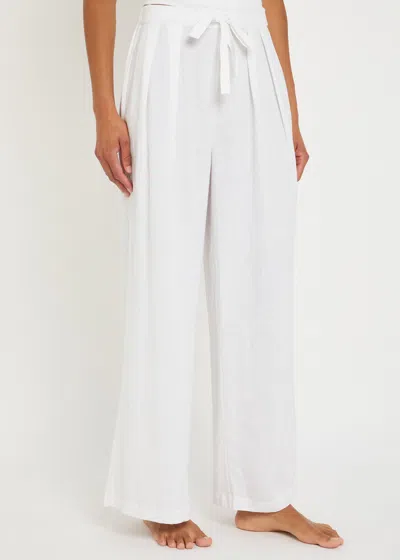 Eberjey Linen-blend Trousers