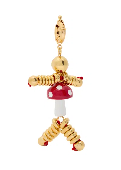 Timeless Pearly Suki Stickman 24kt Gold-plated Keyring