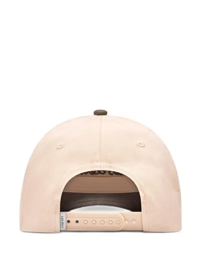 Les Deux Embroidered Two-tone Baseball Cap In Neutral