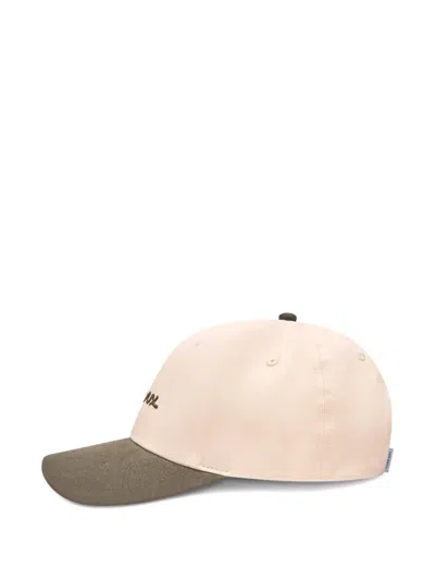 Les Deux Embroidered Two-tone Baseball Cap In Neutral