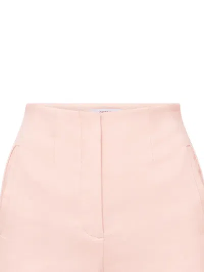 Veronica Beard High-waisted Pocketed Shorts In Pink