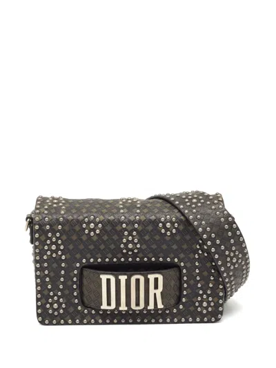 Pre-owned Dior Stud-embellished Shoulder Bag